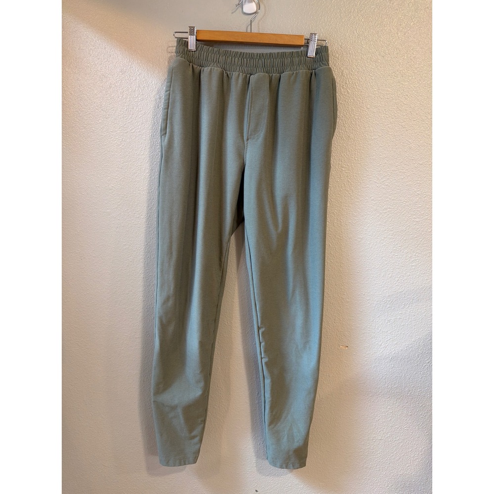 Beyond Yoga Pants‎ Joggers Men Sm Sage Green Elastic Waist Tapered Active Pants